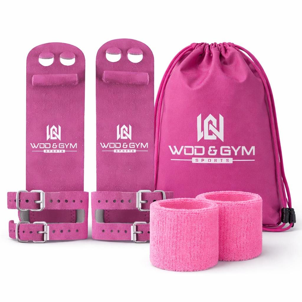 Kit Guerrera PAWSGRIP con calleras, bolsa y guía de cuidado para gimnasia artística